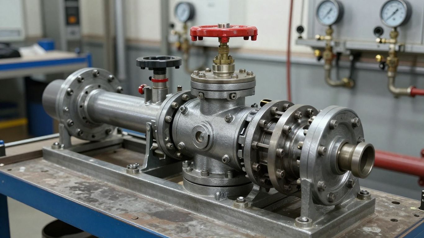 Oil pump unit in shop