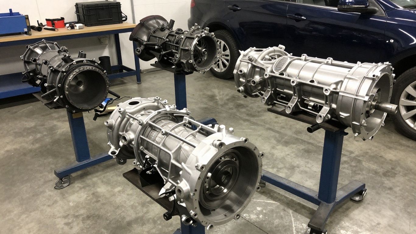 Transmission replacement options in repair shop