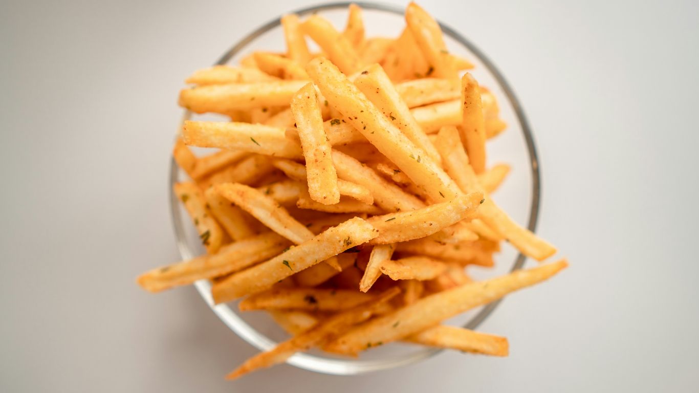 A selection of fresh fried savory snacks