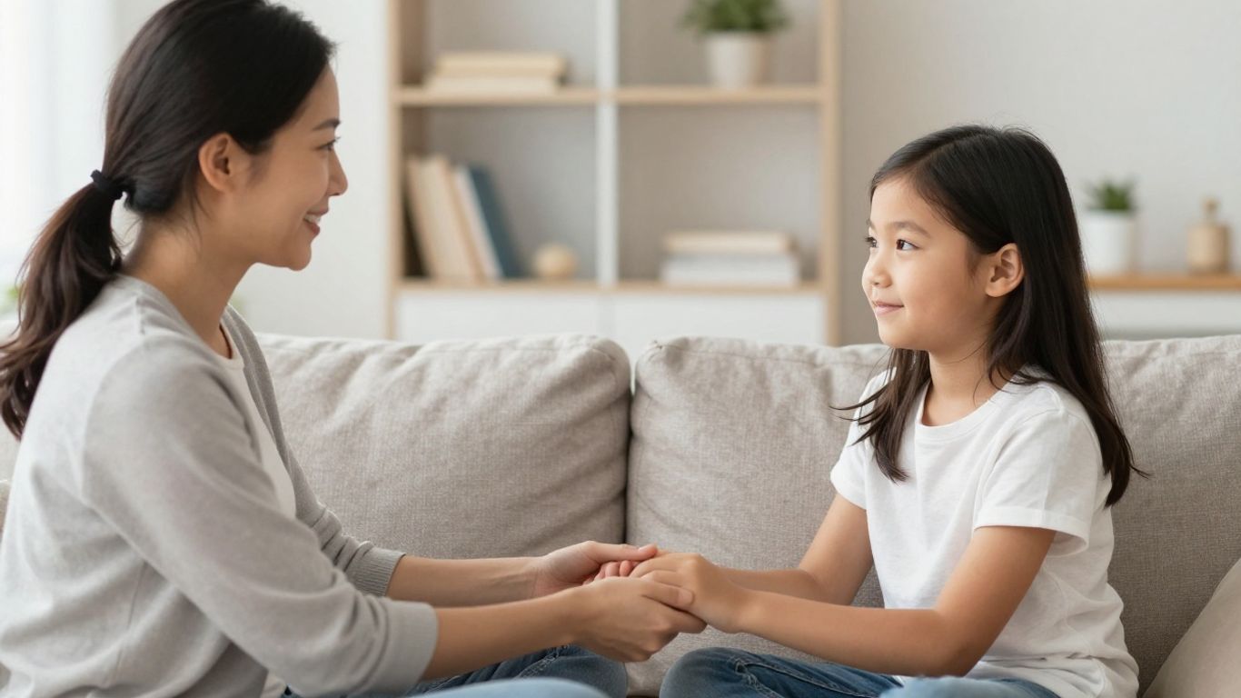 Moments de complicité parents et enfants