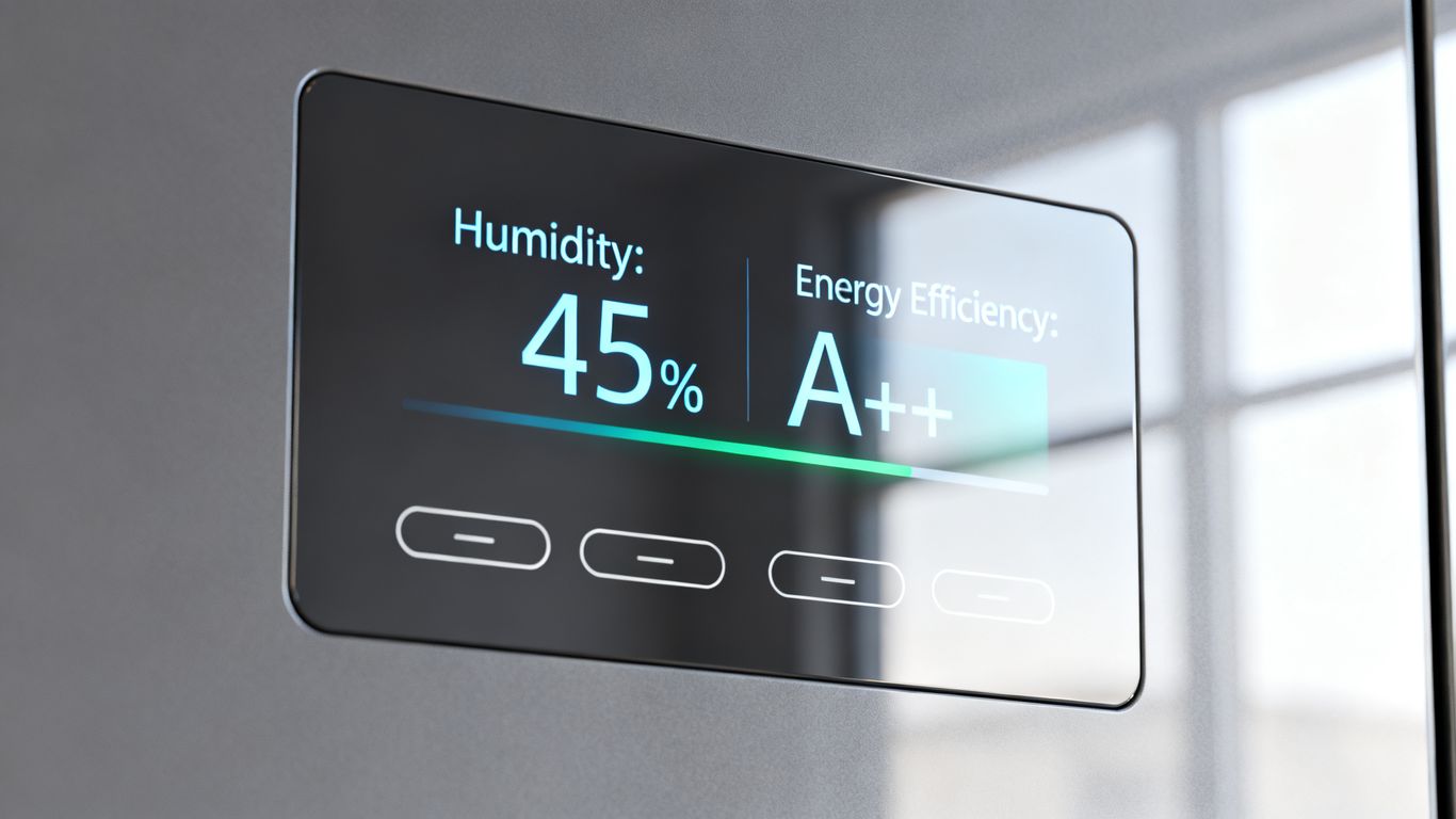 Energy efficient appliances in a kitchen setting