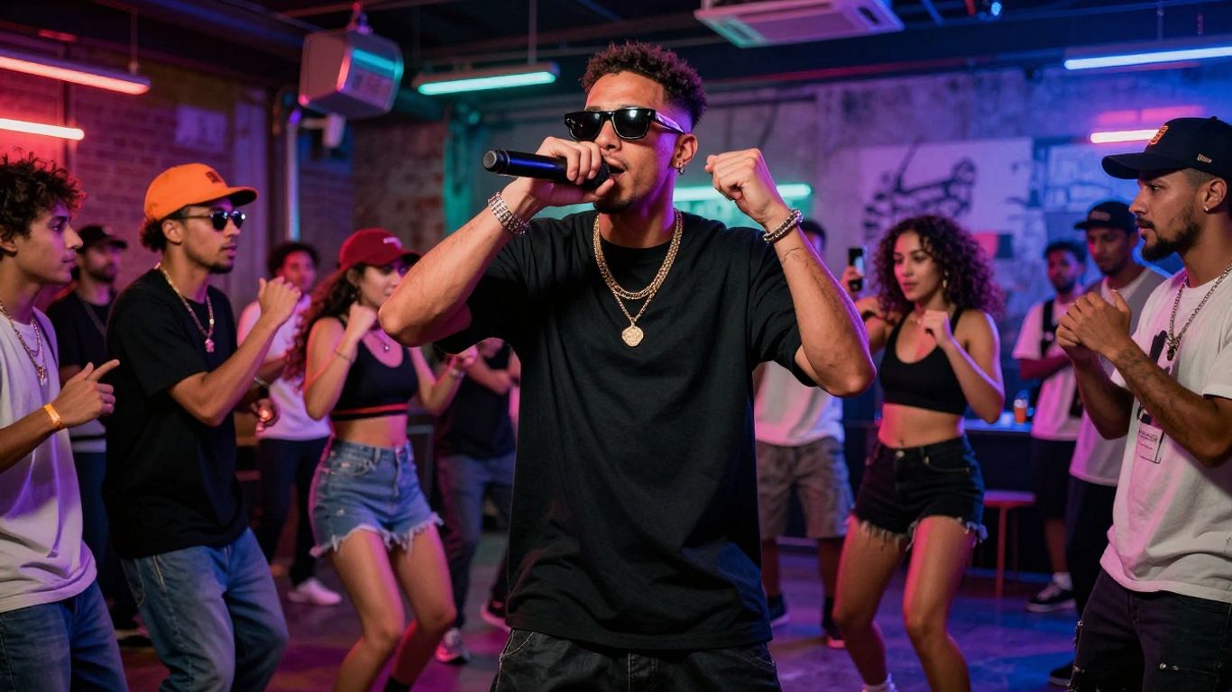 AI rap music video generator visual