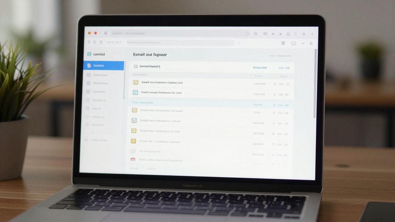 Lemlist software interface on a laptop screen.