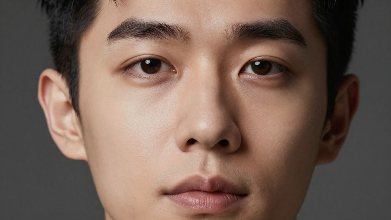 Clear portrait prepared for singing animation