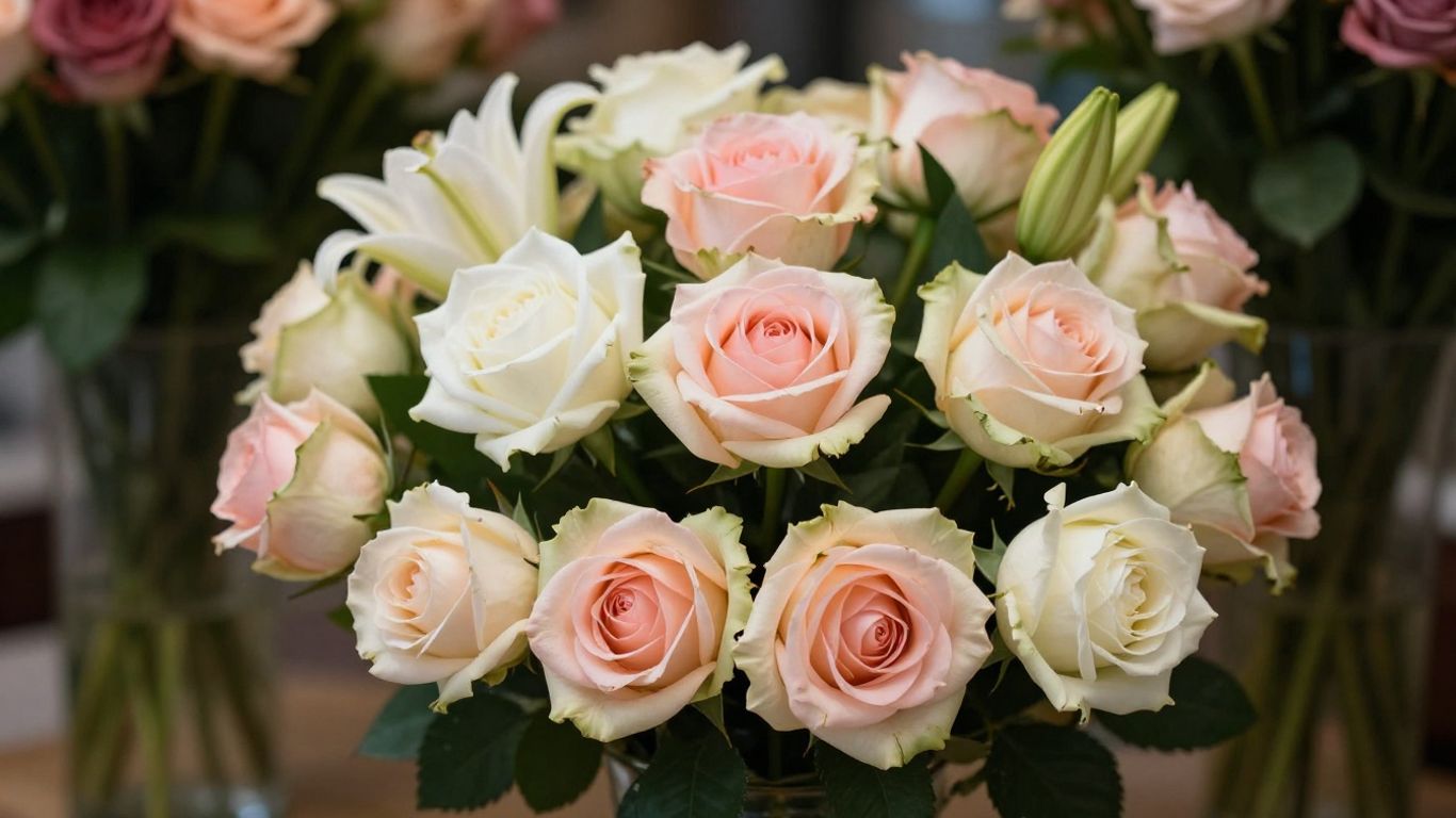 Stunning floral bouquet from Hobsons Bay Coastal florist.