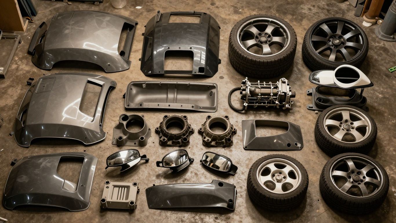 Used Kodiaq parts arranged in Perth workshop