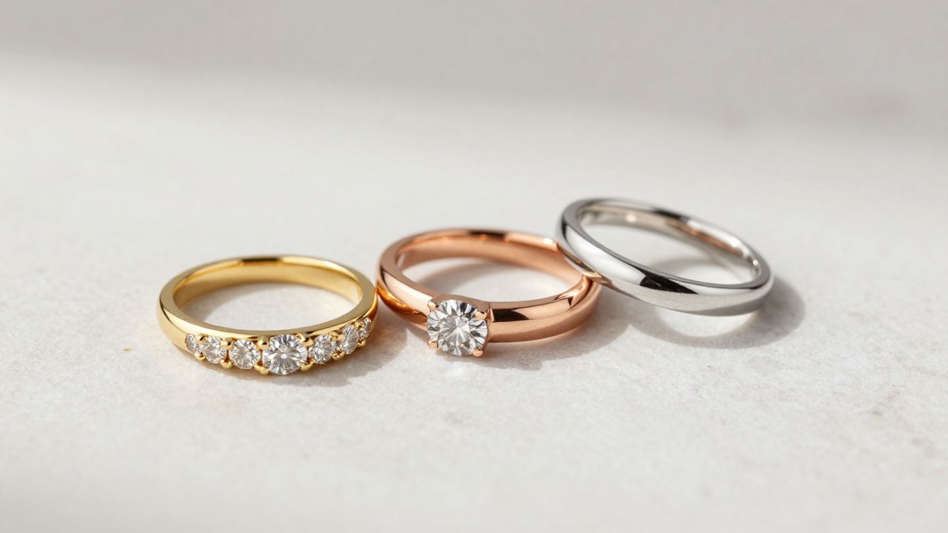 Timeless diamond ring with mixed metal jewelry