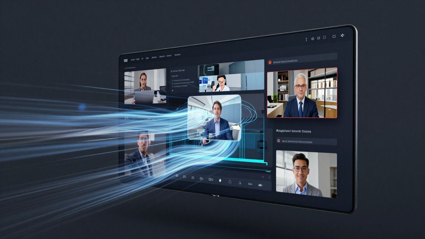 SurFast Video Downloader interface with video thumbnails and data streams.