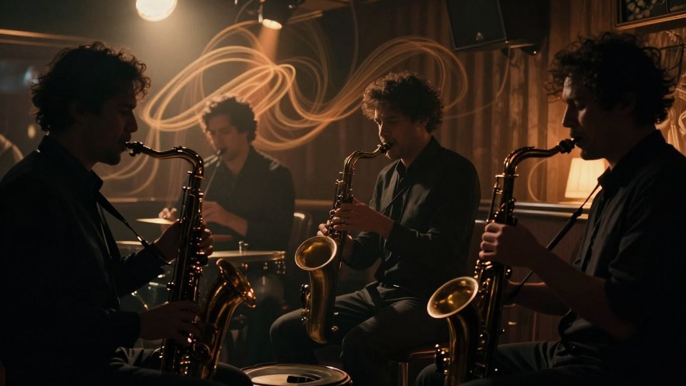 AI jazz music video generator visuals