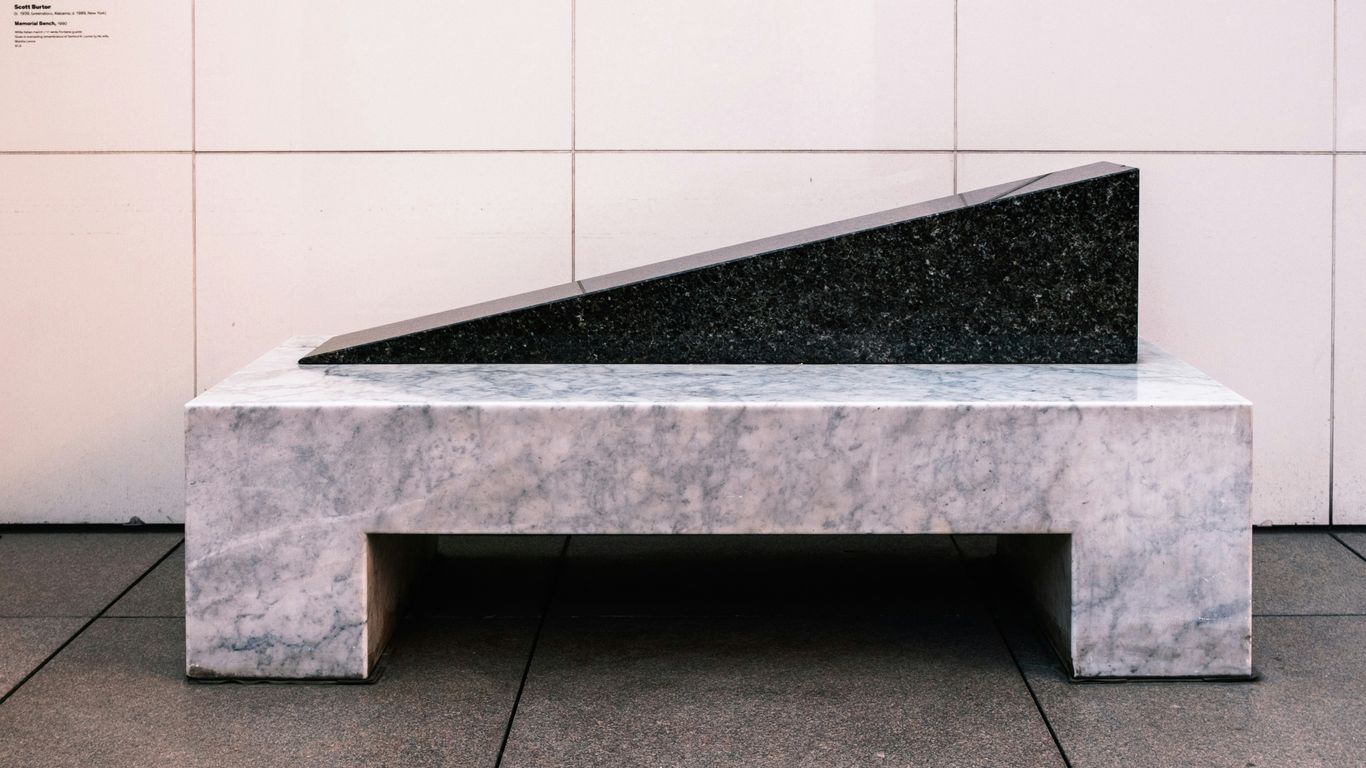 Bespoke marble table in a considered interior