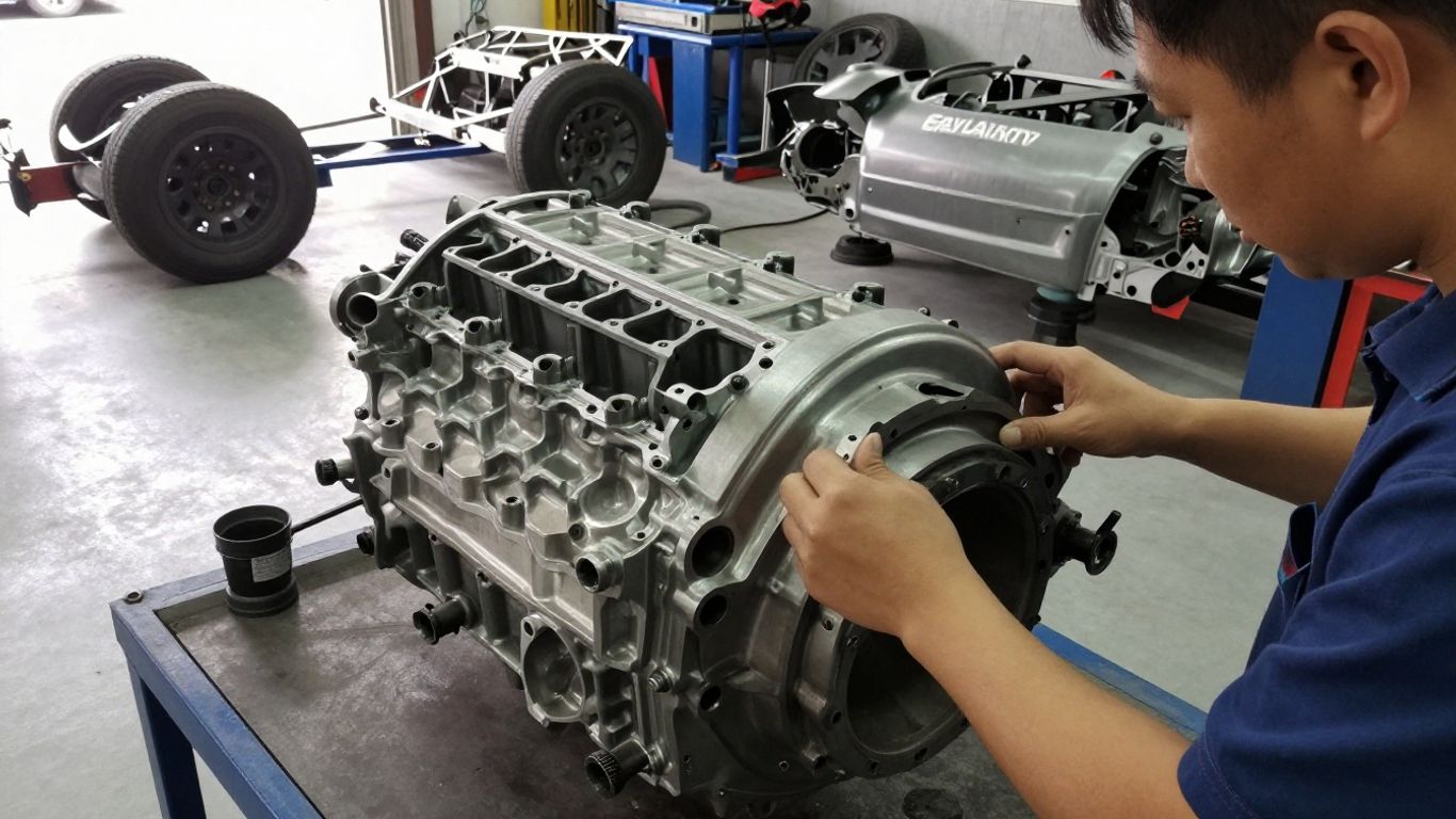 Evaluating parts at a local yard