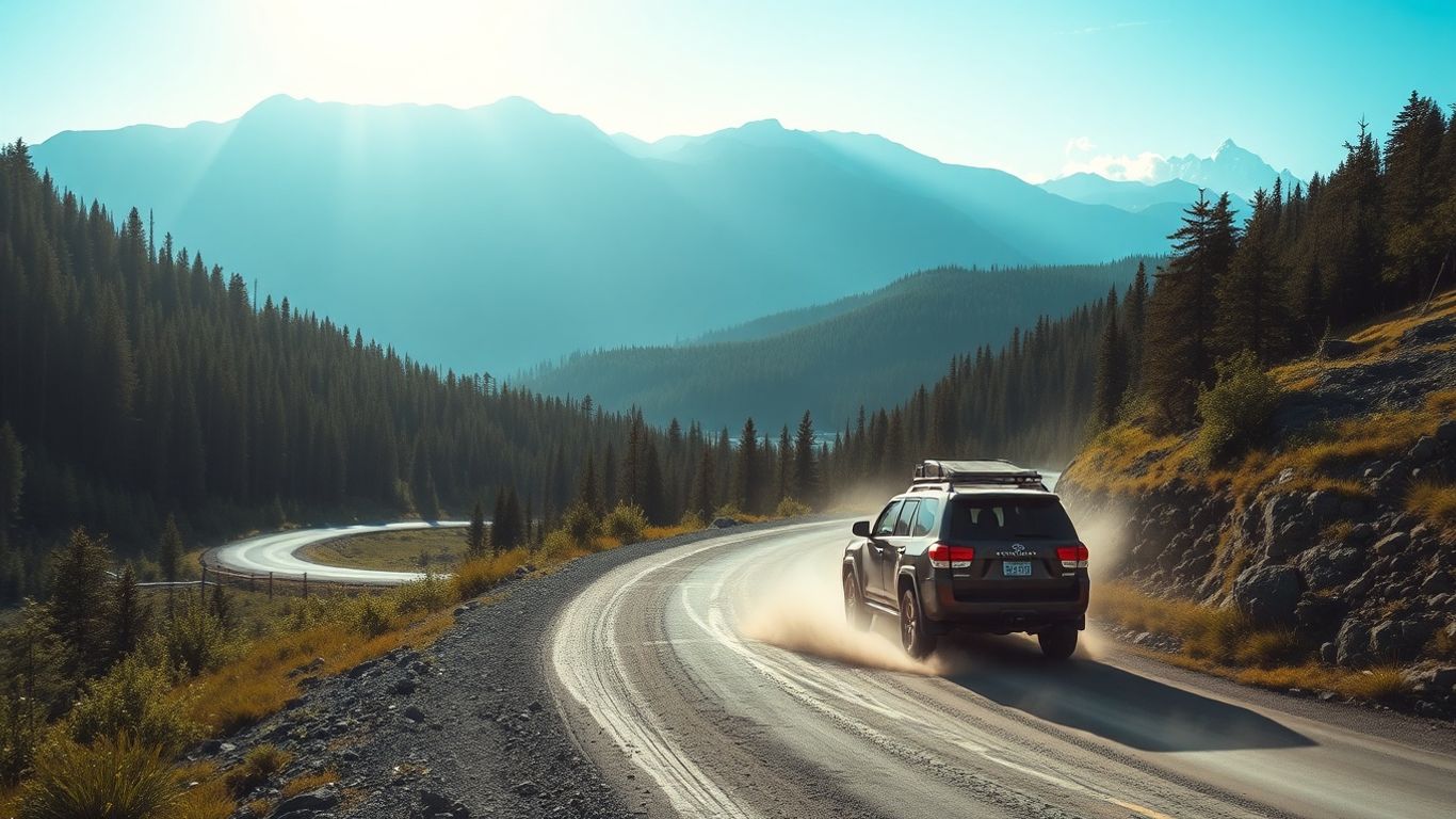 scenic mountain road
