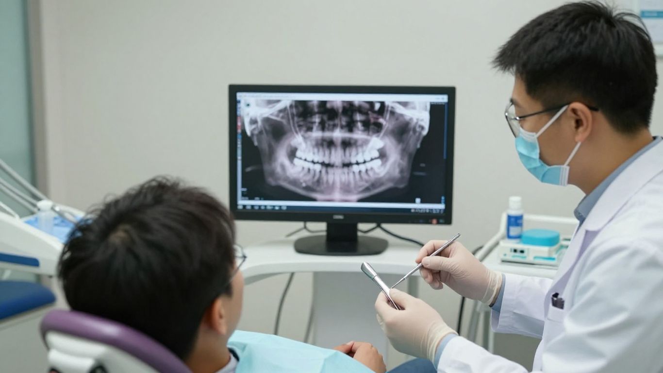 Dental consultation for wisdom tooth assessment