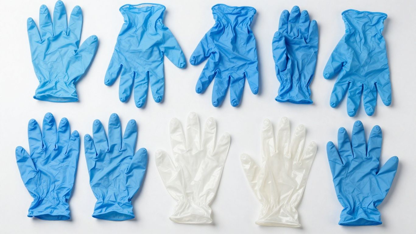 Materialvergleich bei Einweghandschuhen