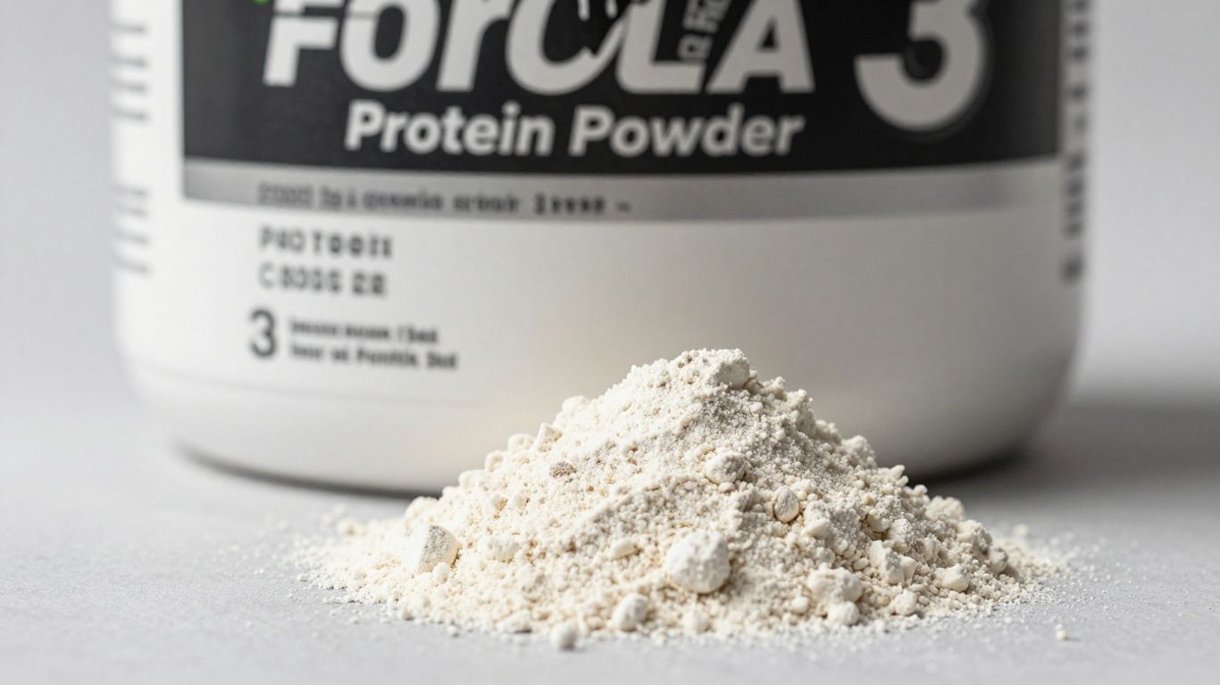 Herbalife Formula 3 Protein Powder scoop and packaging.