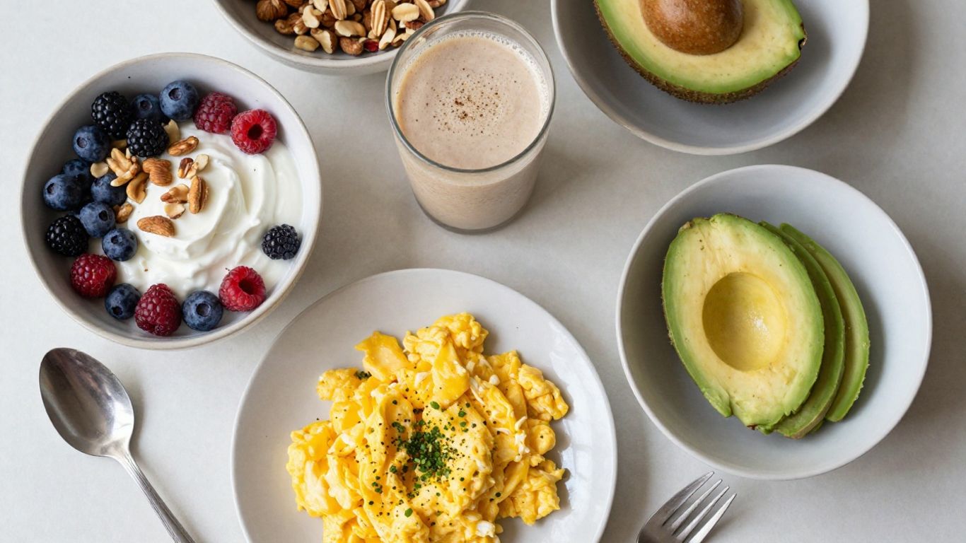 Healthy high protein breakfast spread