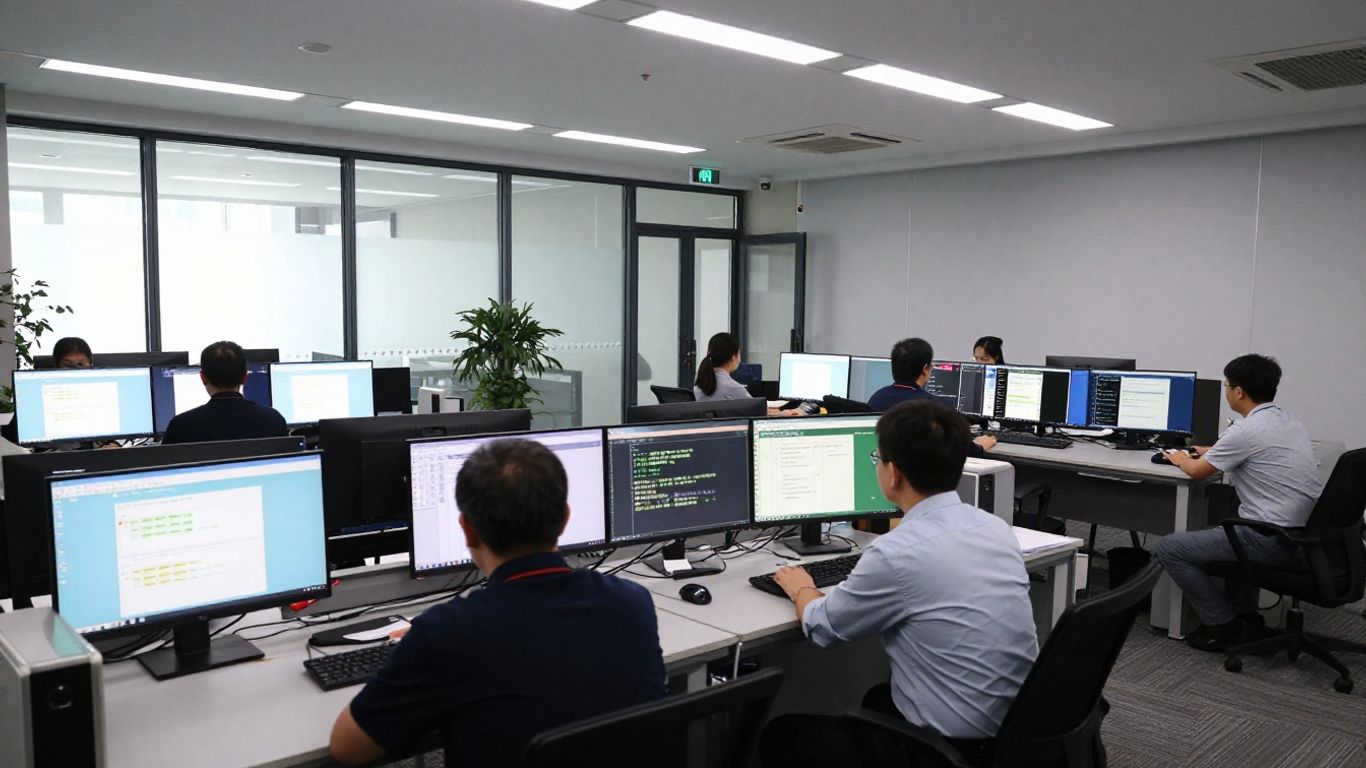 Access control dashboard with secure entry doors