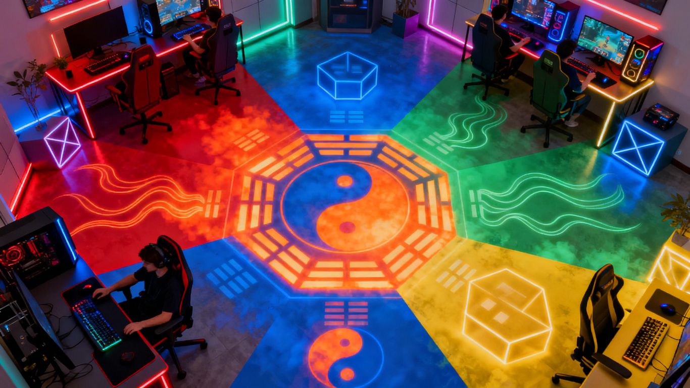 游戏房间八卦区热力图照片