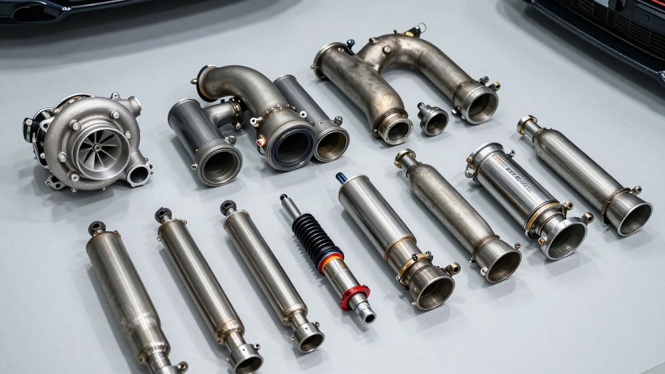 Used Mini Cooper JCW performance parts for sale.