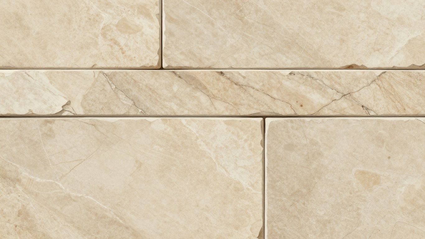 Ivory light travertine stone tiles sketch