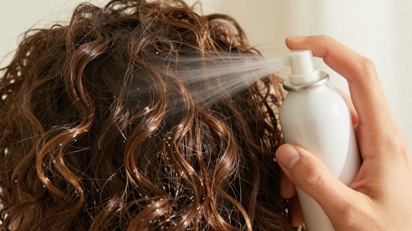 Refreshing curls with light moisture