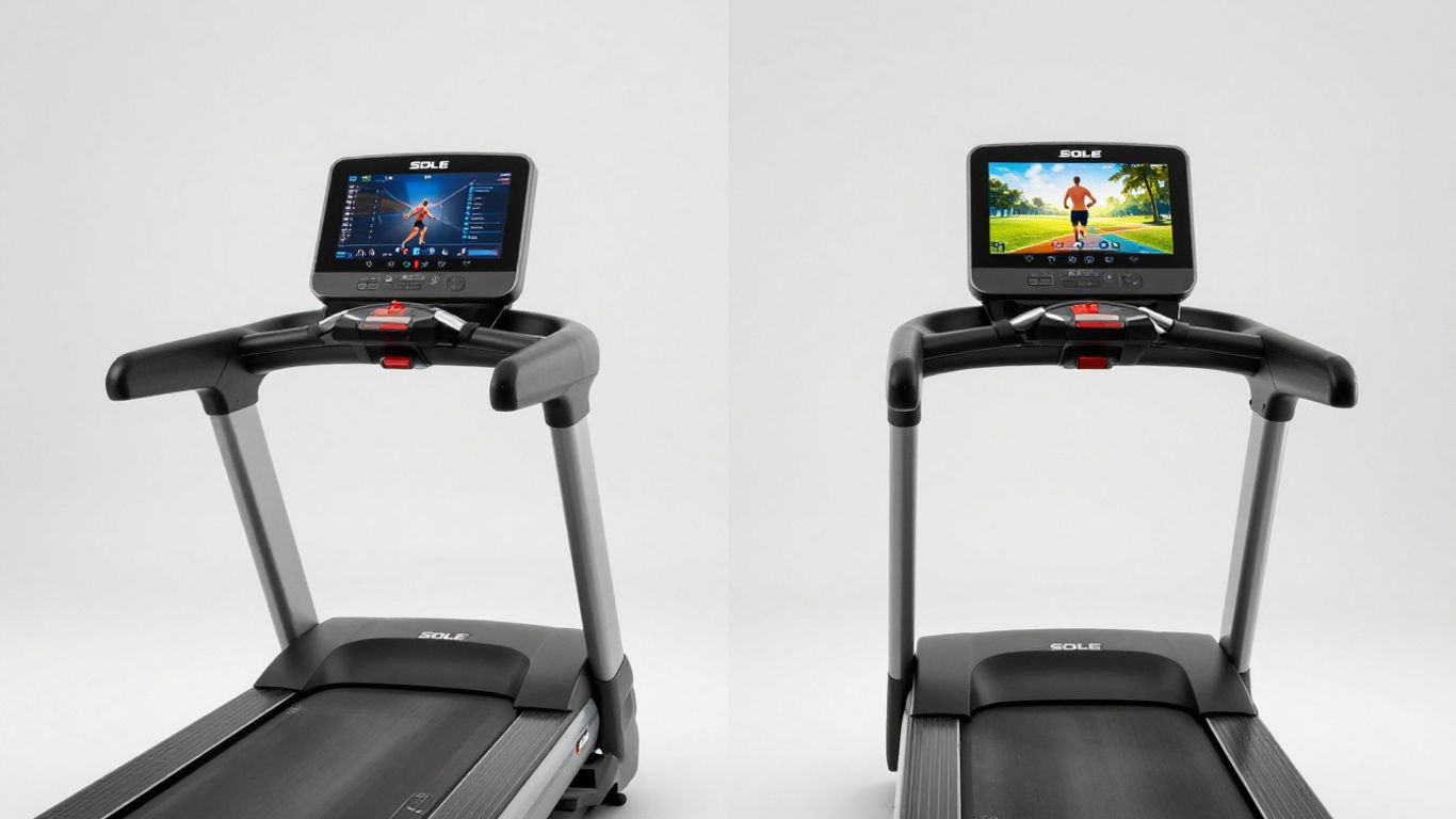 Sole vs NordicTrack treadmills with interactive screen