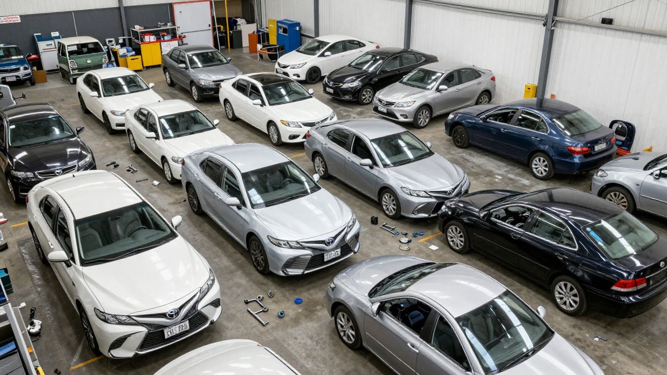 Toyota Camry wreckers yard in Geelong with parts