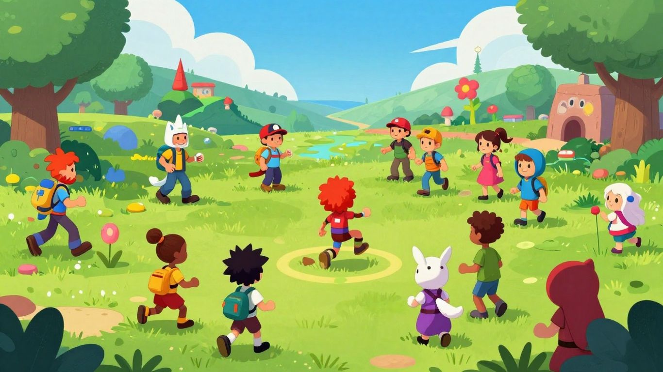 Vibrant game world by Malcs