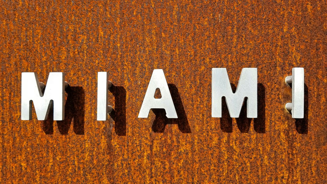 Miami brand video production set