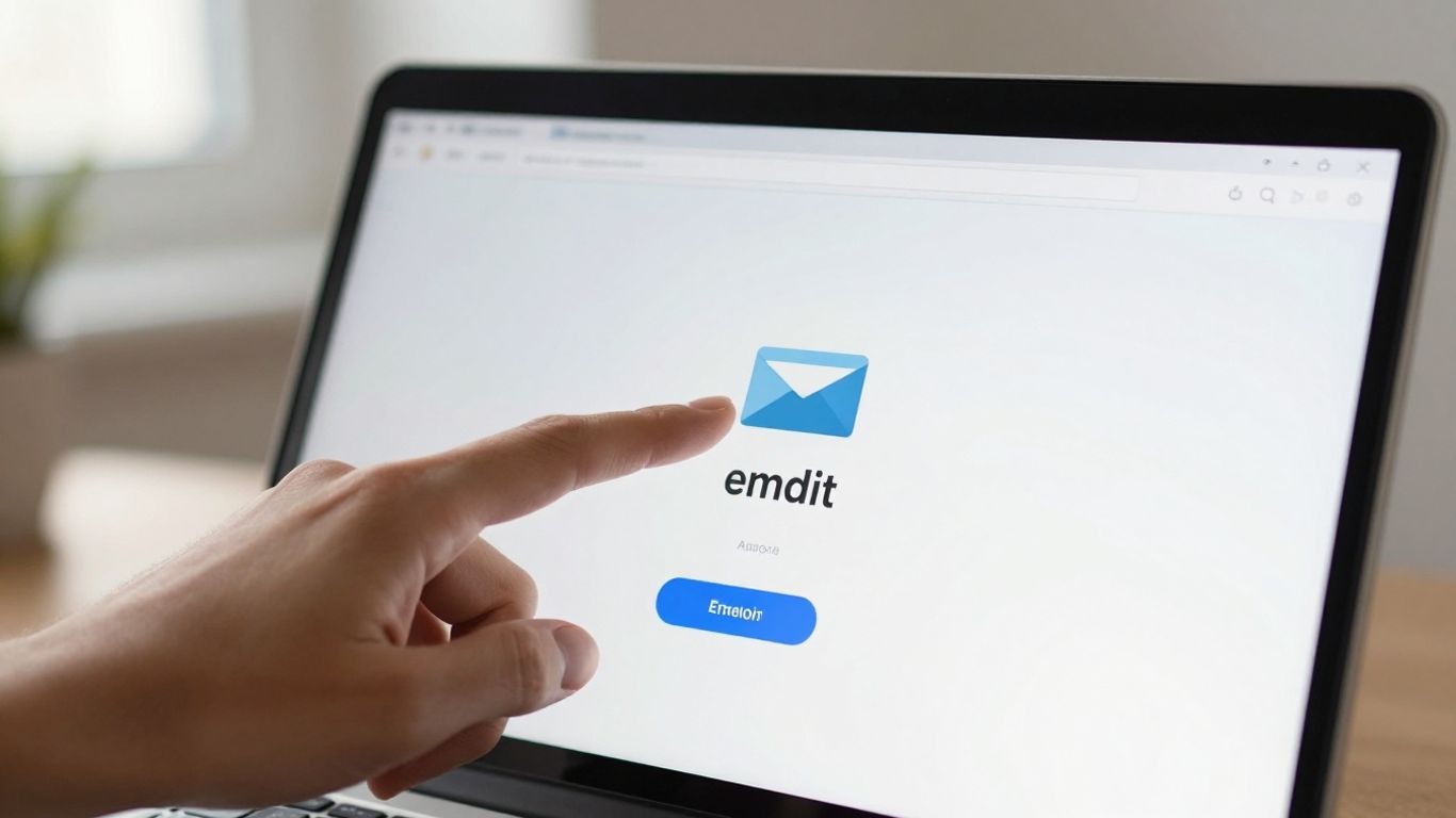 Email integration tools for affiliate marketing on a laptop.