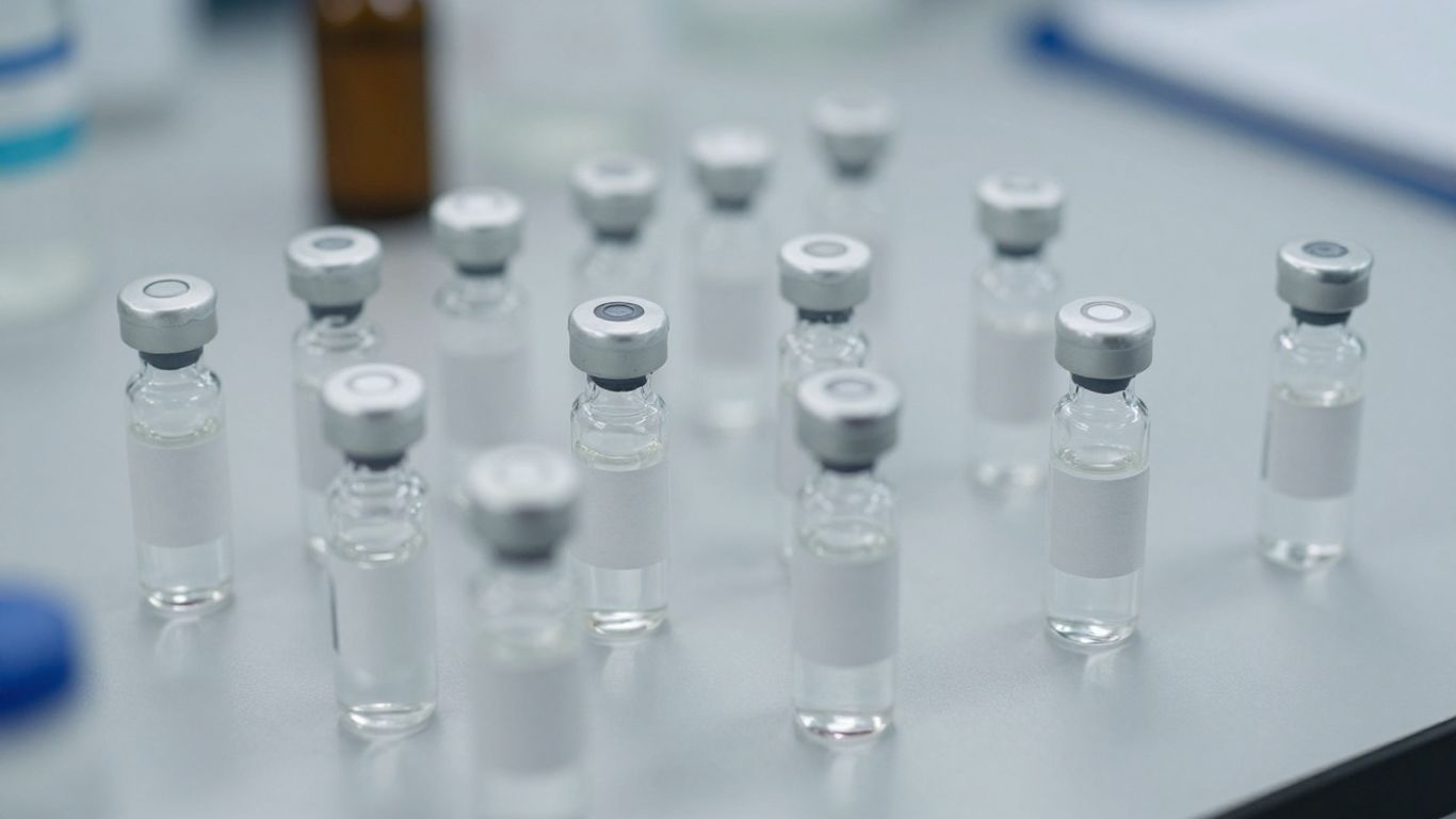 Vials of high-quality peptides for sale online.