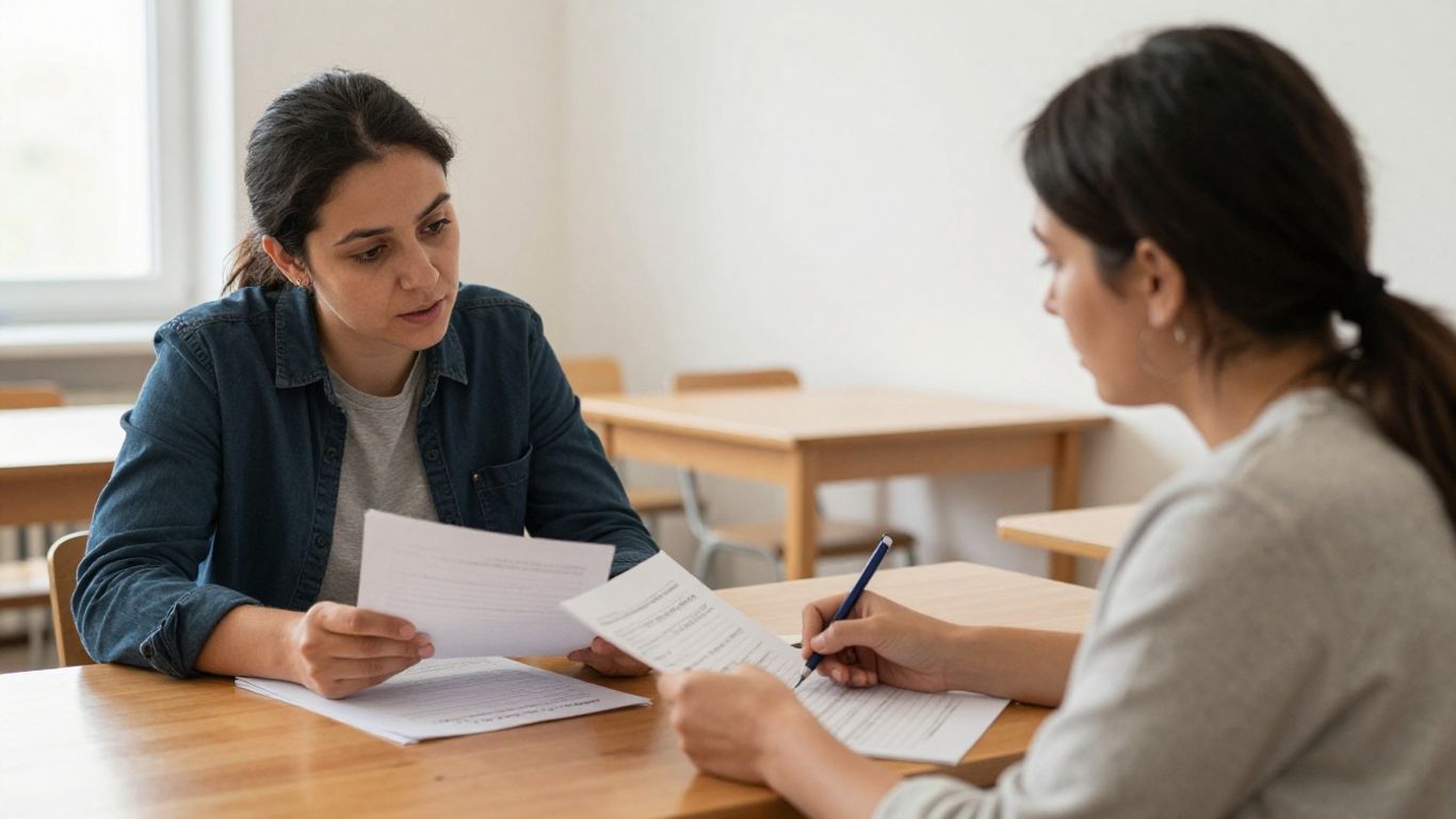 Échange entre candidat et accompagnateur VAE