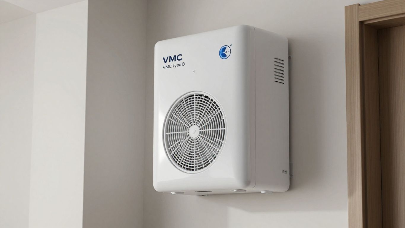 Système VMC hygroréglable type B dans une maison