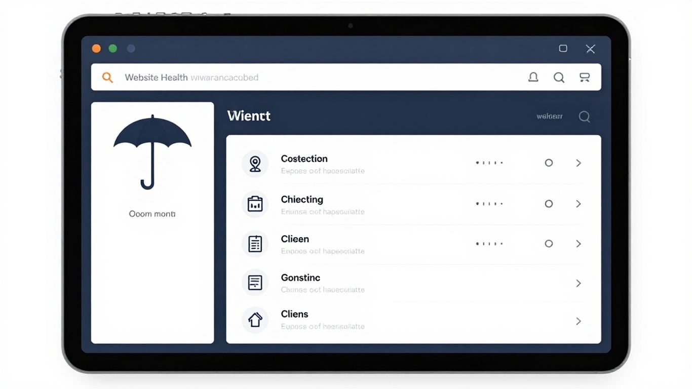 WP Umbrella dashboard with client communication features.