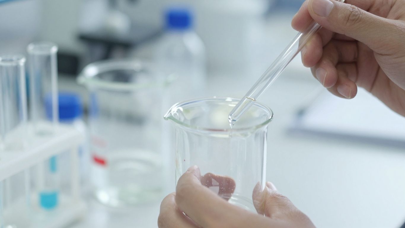 Laboratory equipment for chemical analysis.