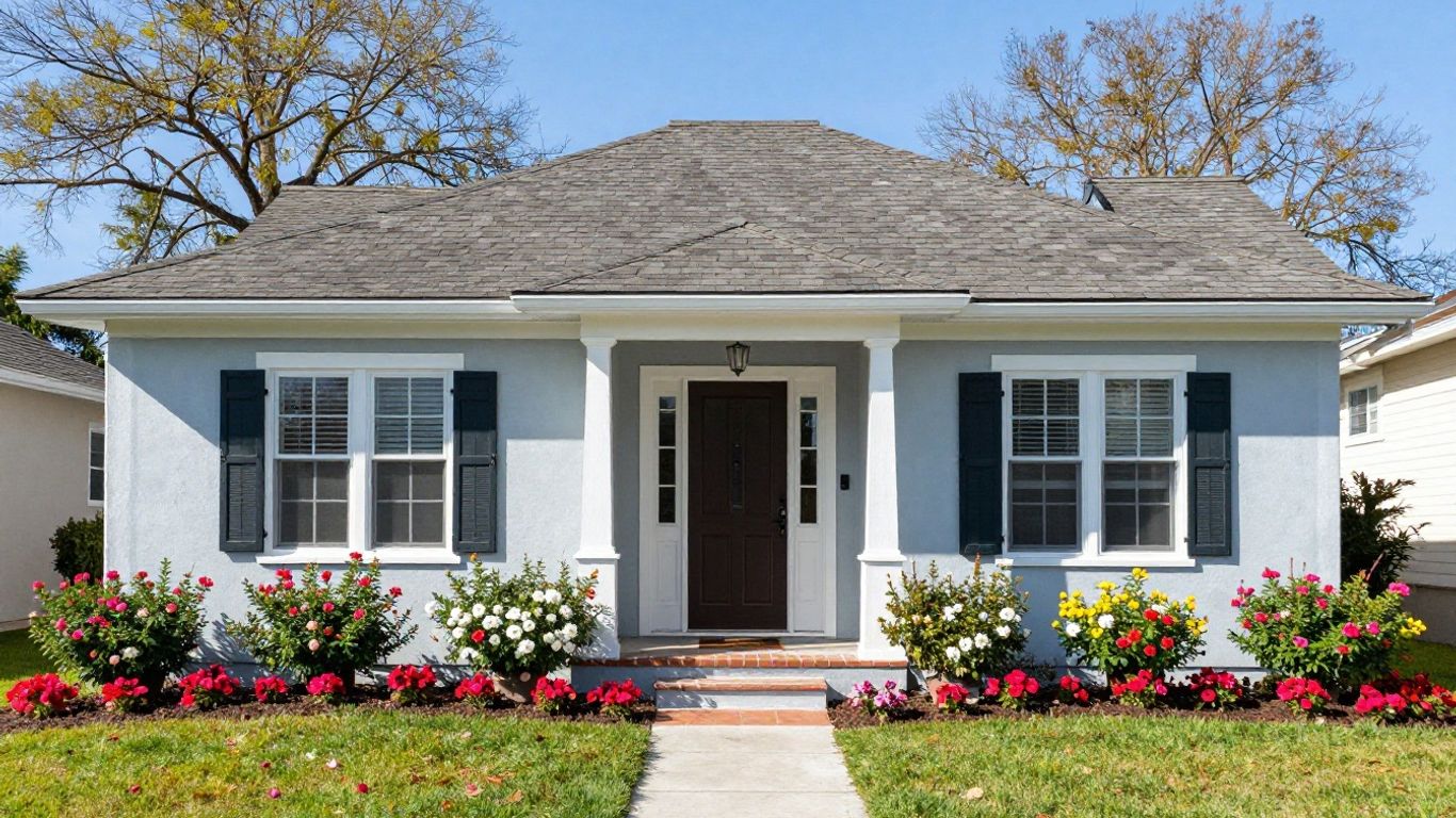 Home exterior ready for spring painting in North Boca Raton.