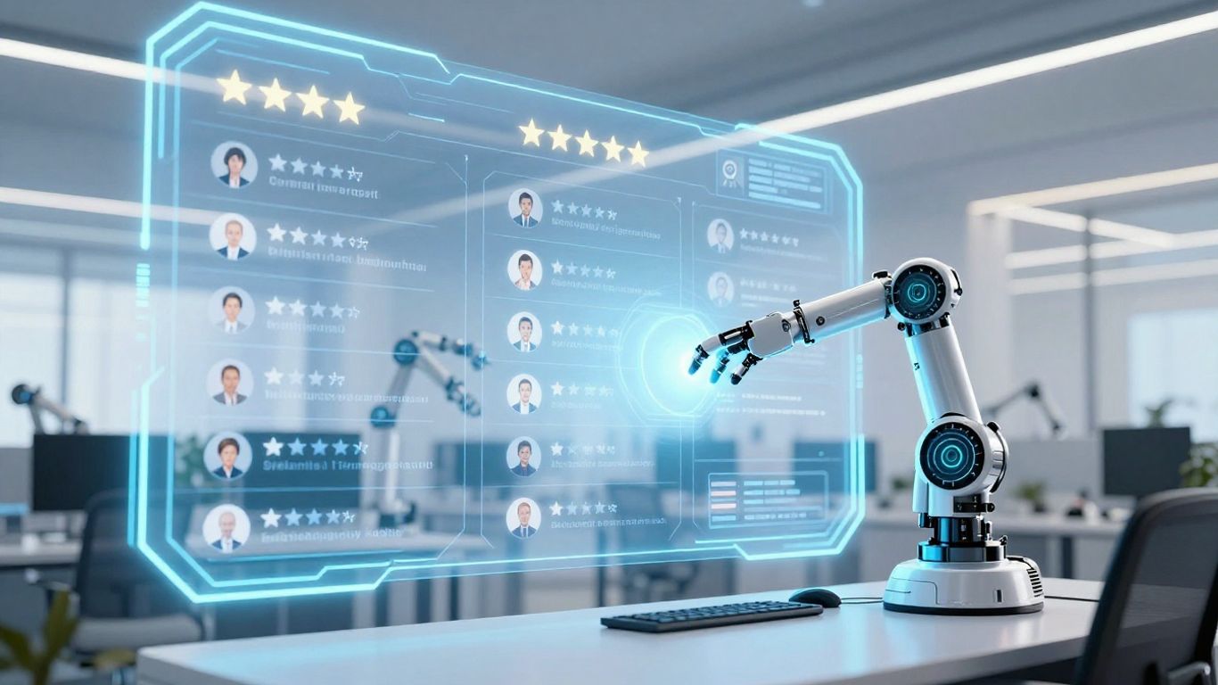 AI automating Google reviews for business reputation in Australia.