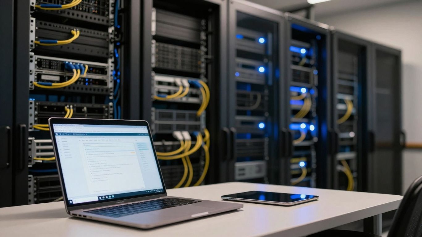 Server control panel beside WordPress files