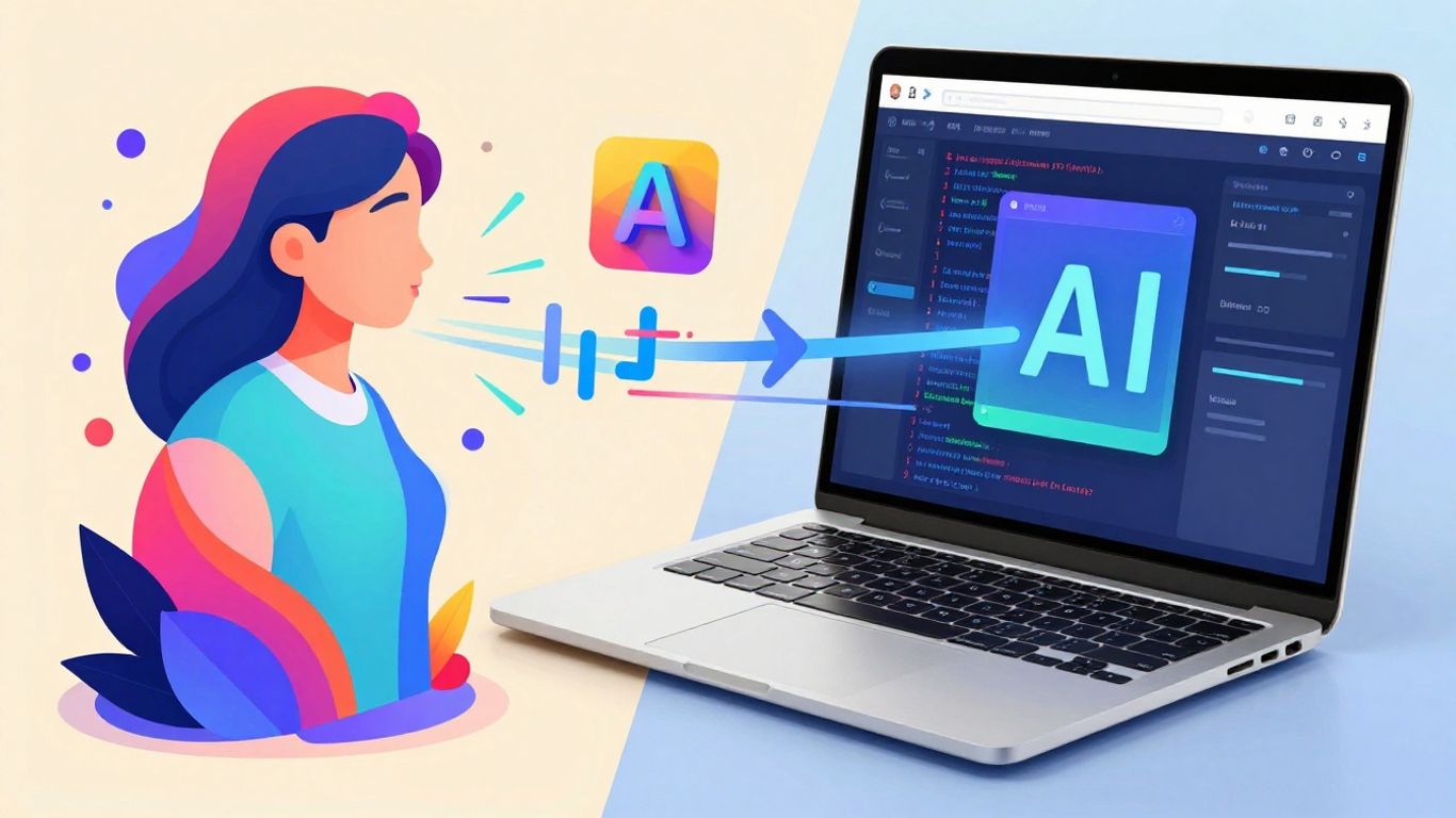 Interface de création visuelle avec IA et Canva