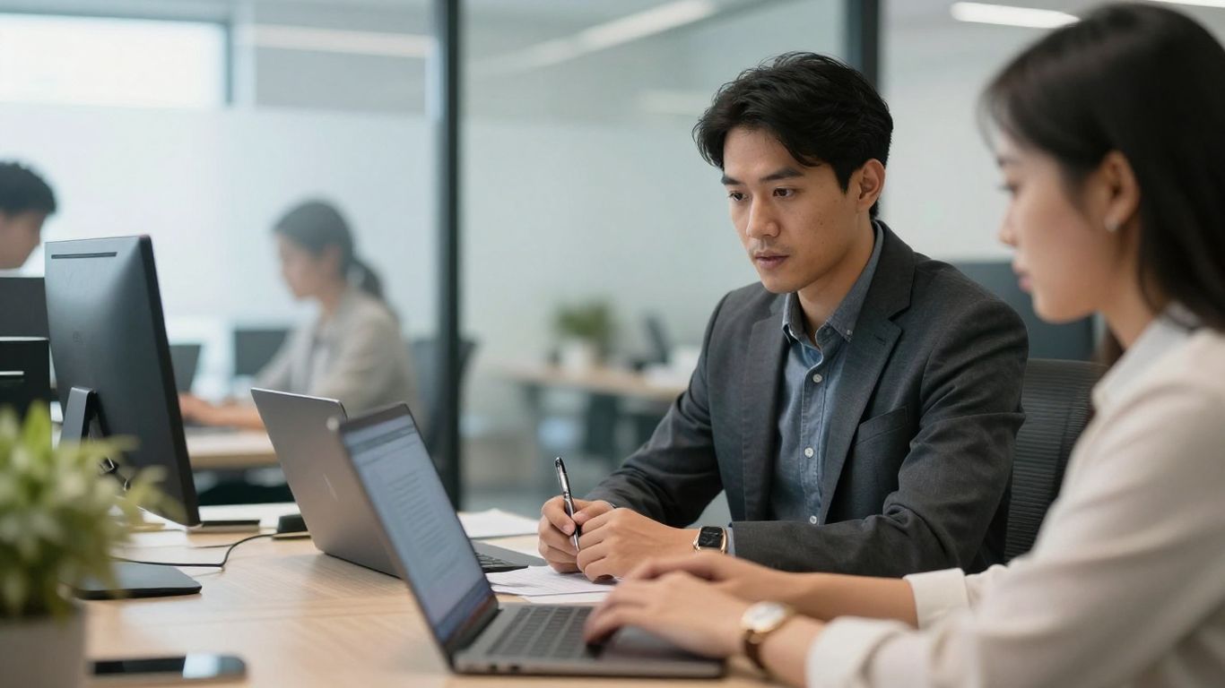 Private employee coaching workspace