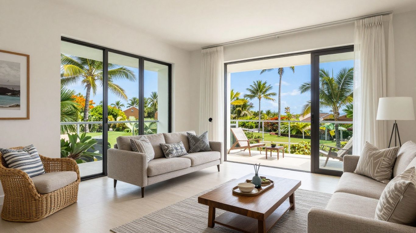 Boutique beachfront apartment
