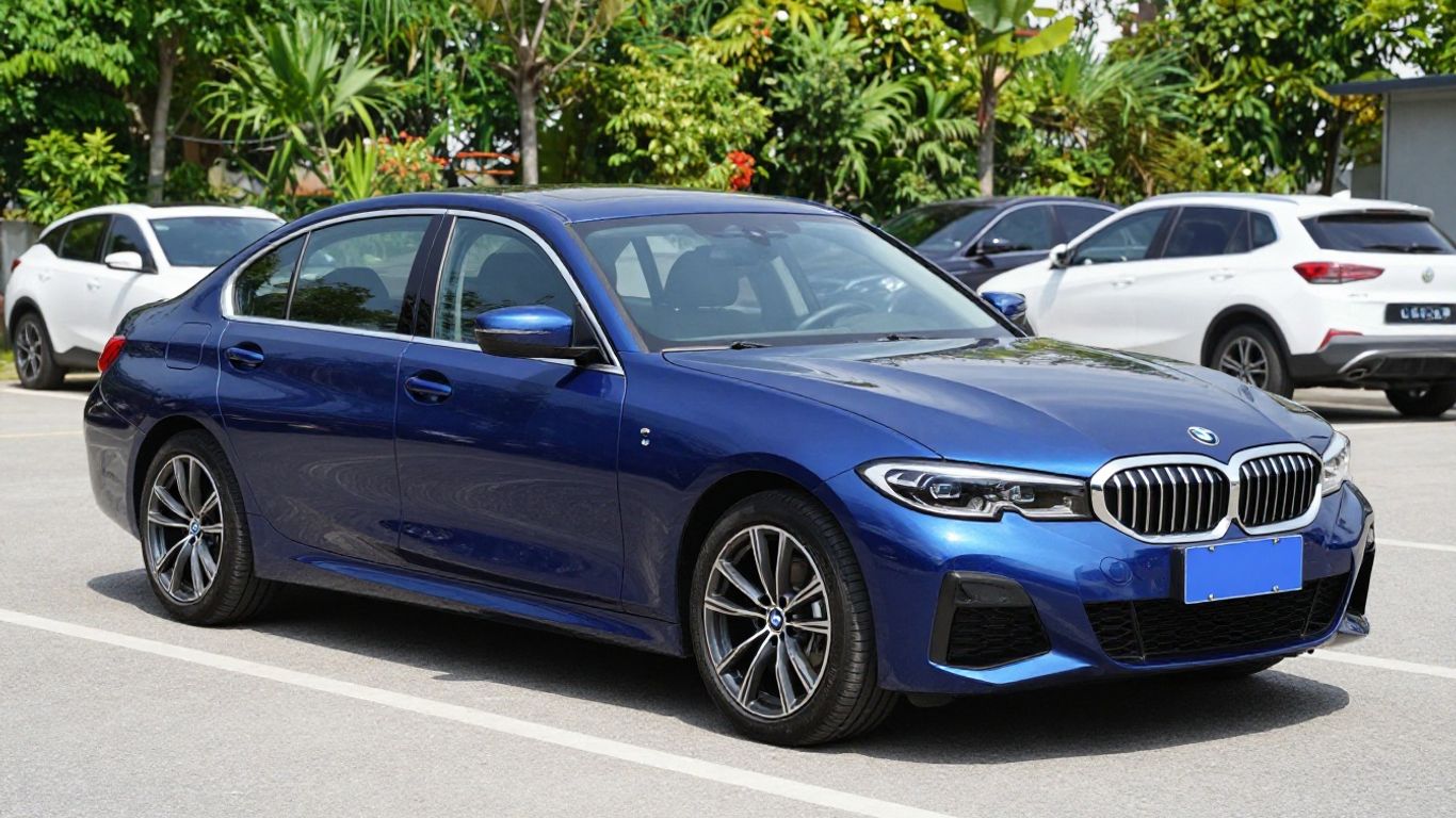 BMW car at a Gold Coast wrecking yard.