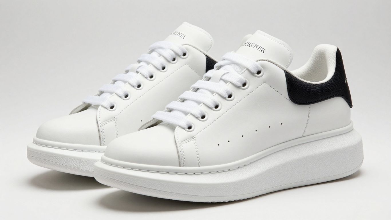 Sneaker Alexander McQueen elegant, luxos, modern.
