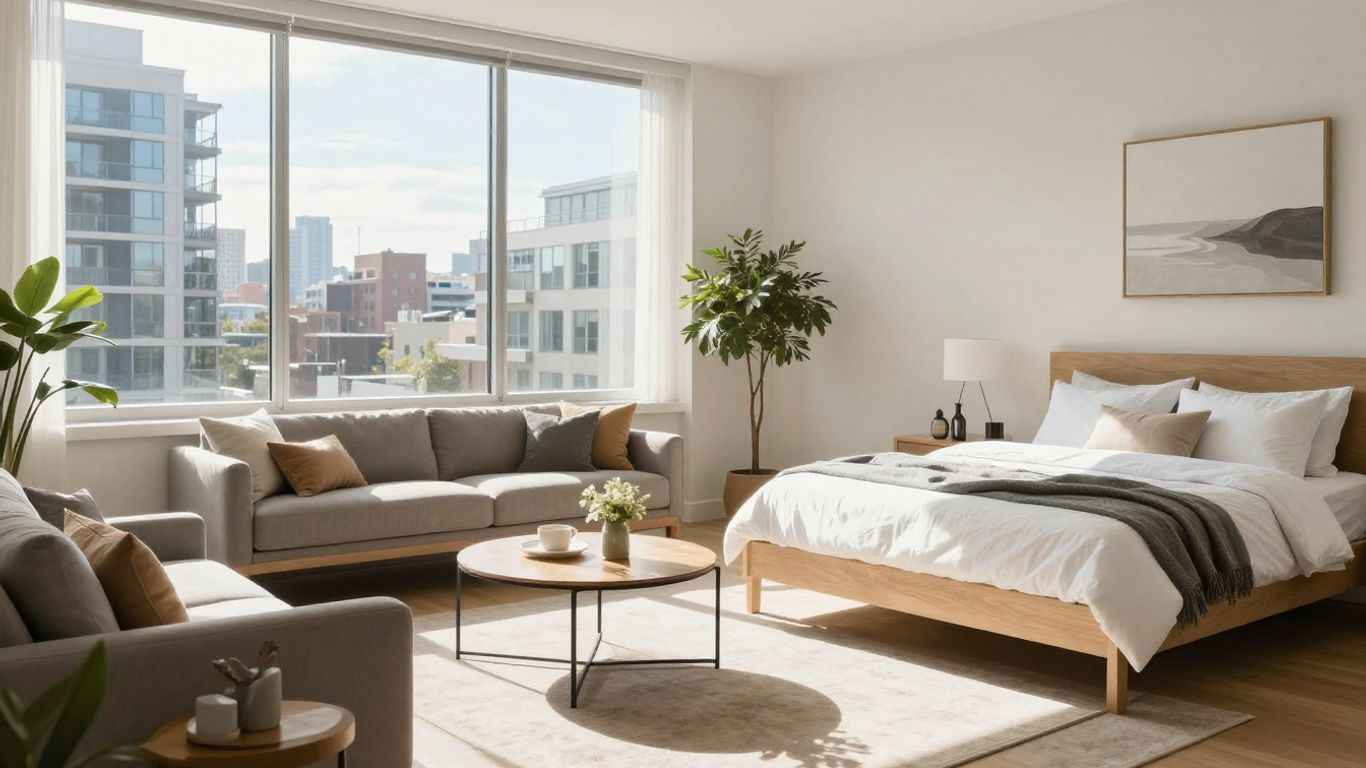 Seattle Airbnb interior, fully furnished and ready for guests.