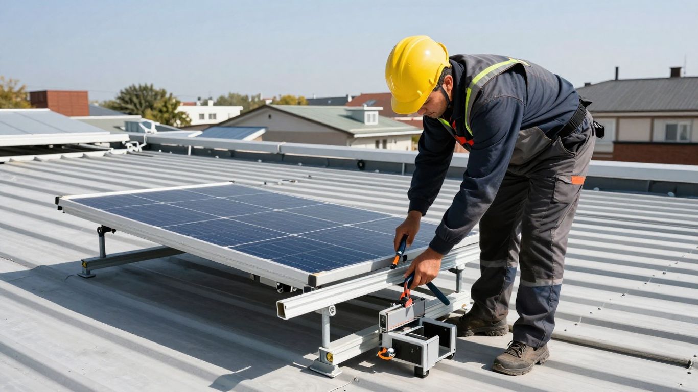 Installation on Australian rooftop