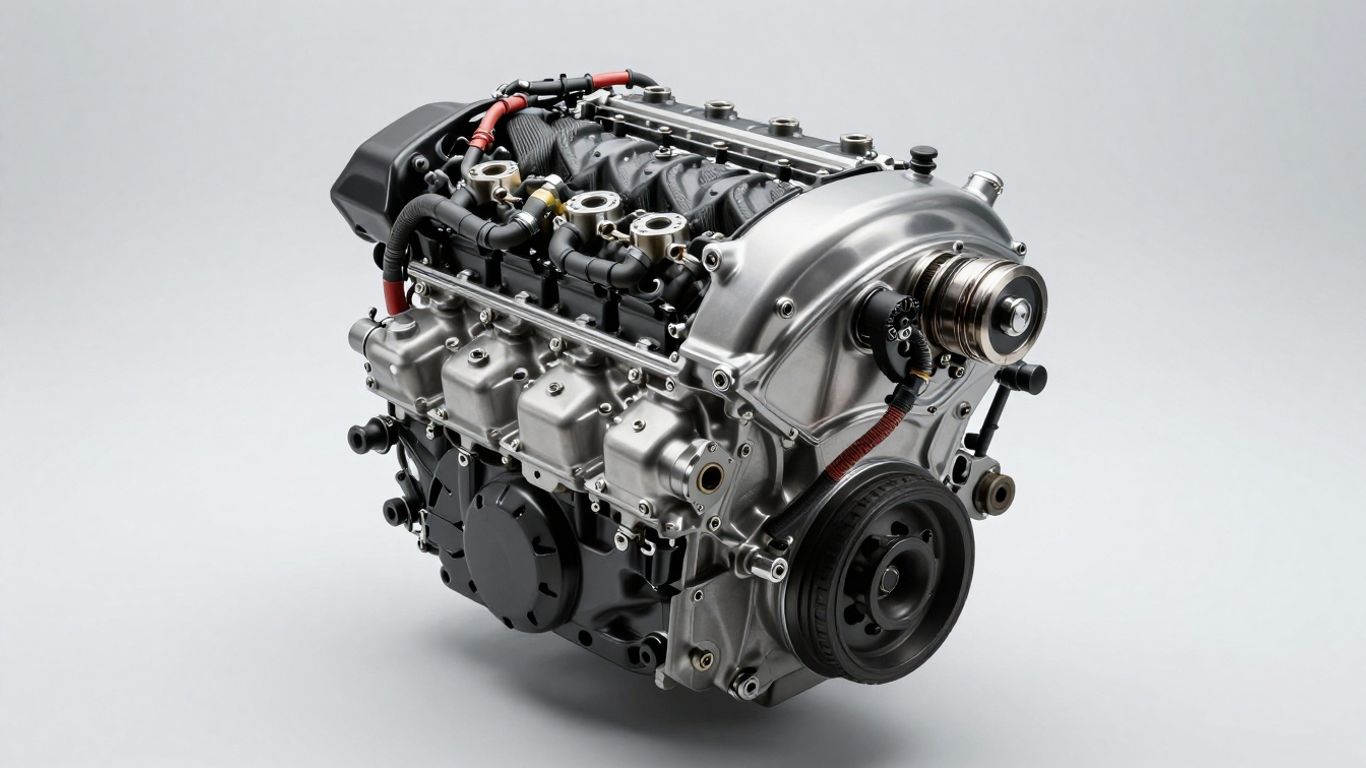 Used Mini Cooper S engine, mechanical parts, automotive.