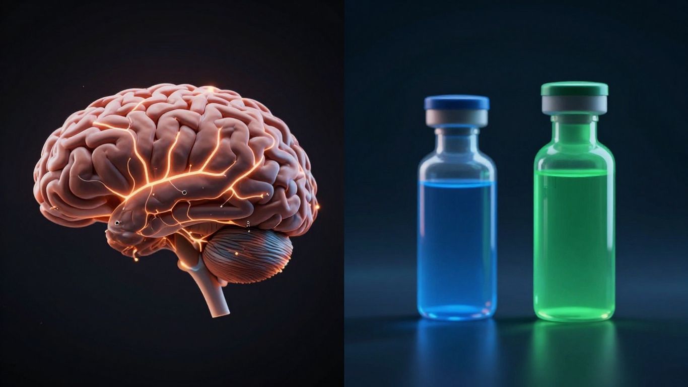 Brain and nootropic vials comparison