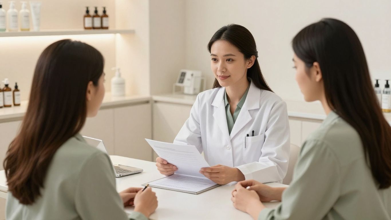 Aesthetic clinic consultation and treatment planning