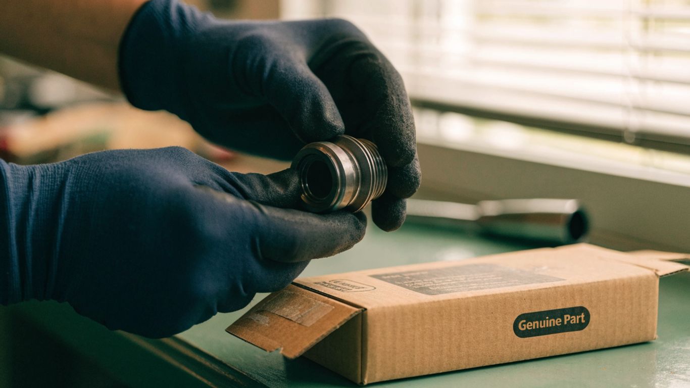 Genuine auto part and packaging inspection