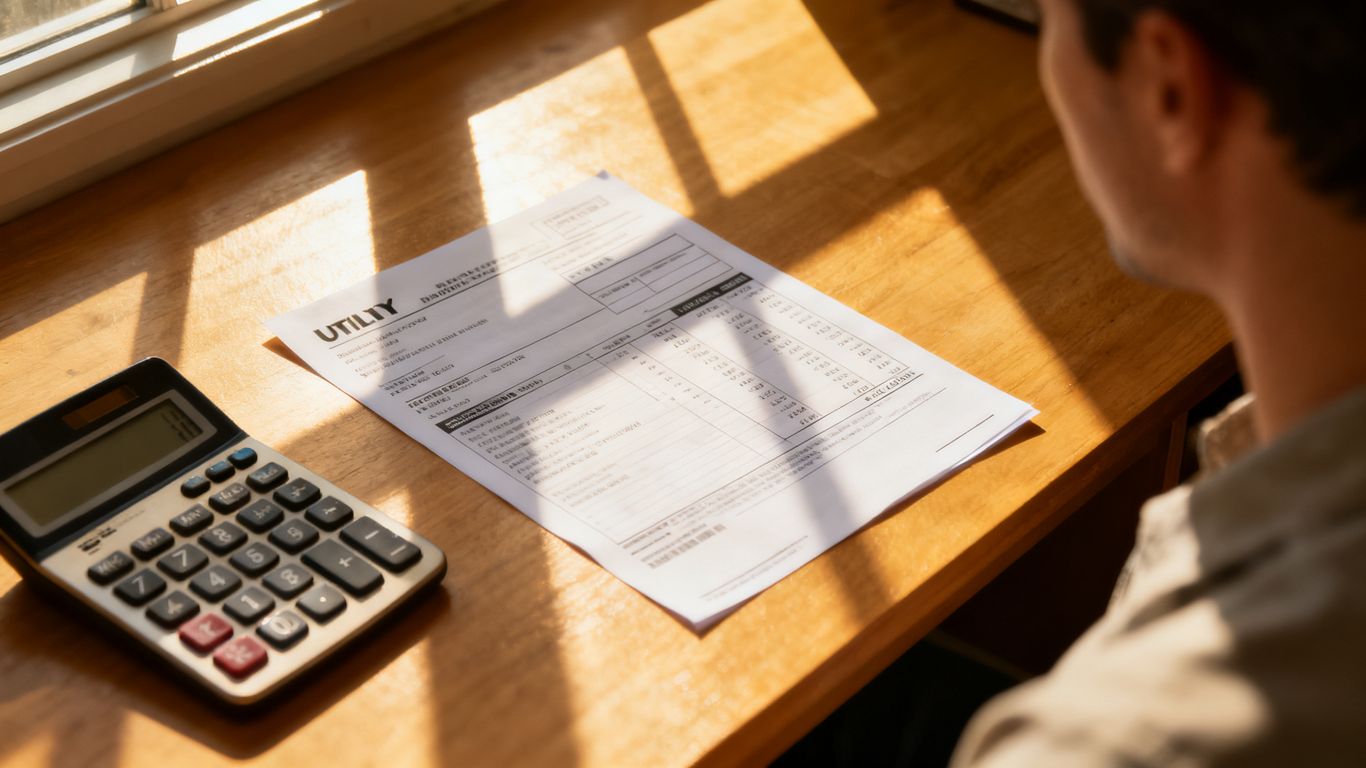 Calculating home utility costs on paper